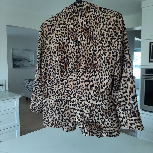 Daniel Rainn Leopard Blazer large - Picture 2 of 6